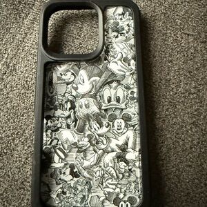 Otterbox iPhone 16pro Disney Black Cartoon Character iPhone Case